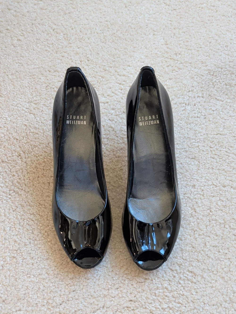 Pretty Patent Peep toe Heels